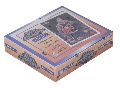 1996/97 Topps Chrome Basketball Unopened Box (20 Packs)